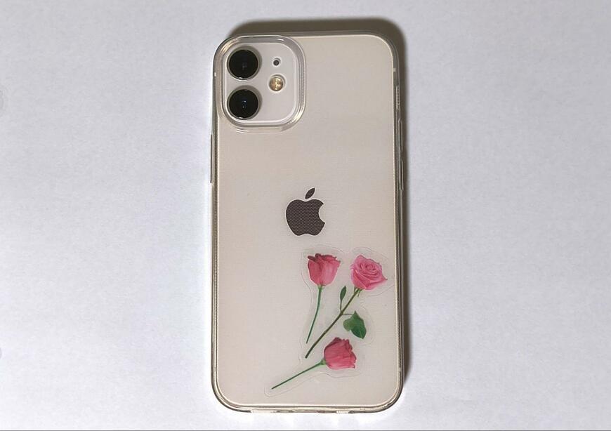 筆者撮影（キャンドゥ、フレークシール25P ペタル）