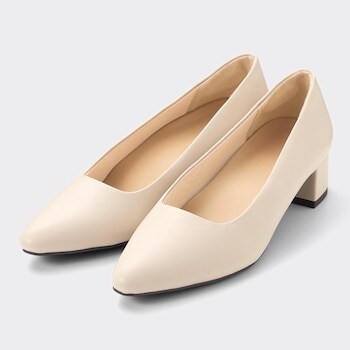 出所：GU公式 マシュマロローヒールパンプス