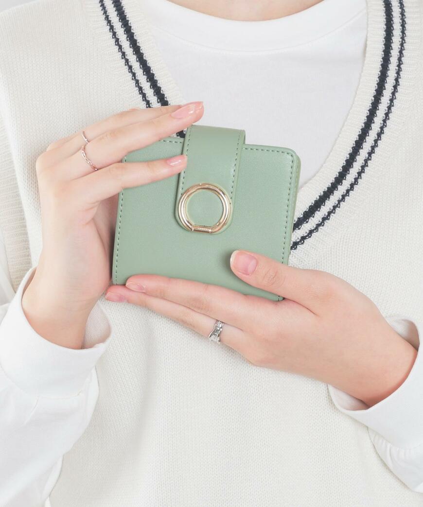 出所：ハニーズ公式オンラインストア リングモチーフミニ財布