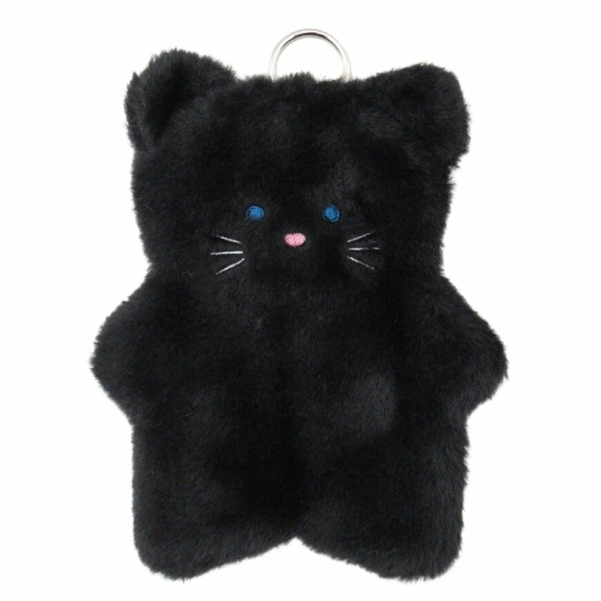 ワッツ公式 Tokinone PB.ポーチ くろねこ 069763