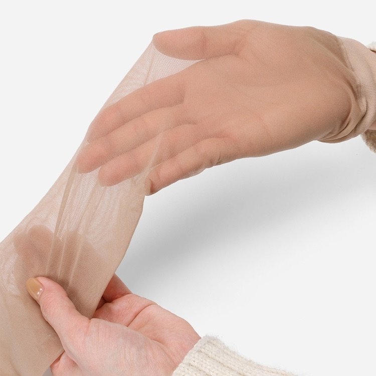 ケユカ公式　d 履くだけネイル ストッキング〈5本指・ハイソックス丈〉