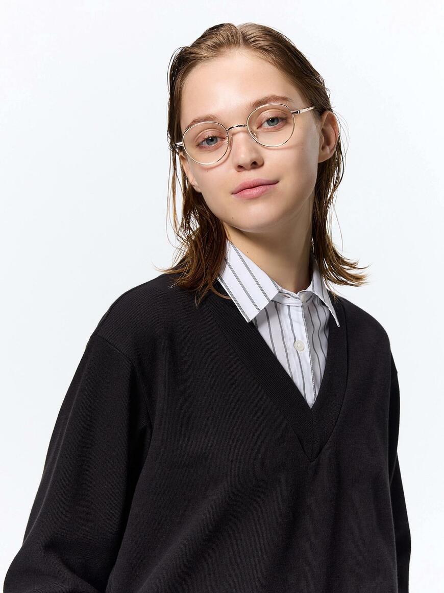 GU、UVカットラウンドメタルサングラス商品画像