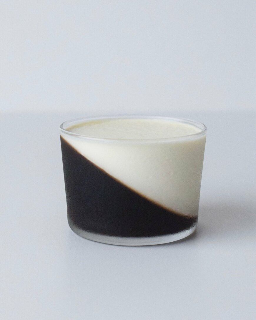 斜めラインが美しいコーヒーゼリー