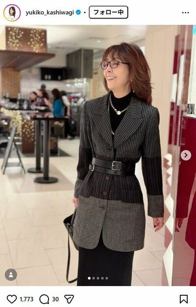 柏木由紀子のInstagram投稿