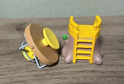 ダイソー、置物（仲良し森の動物、キャンピングB）商品画像