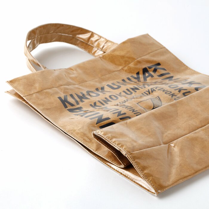 クラフト紙風「ビニールトート」（ネイビー）