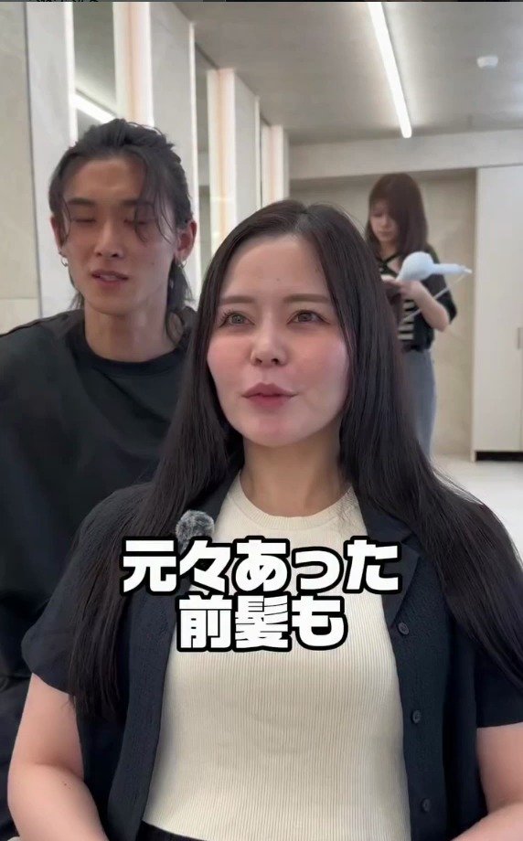 「産後ママの心からの叫び」髪が減って結ぶのもギリギリだった女性　前髪をつくり顔まわりを整えたスタイルに
