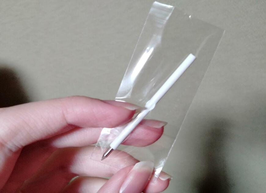 筆者撮影（セリア、スプレーボールペン 替芯付き 0.5mm 黒）