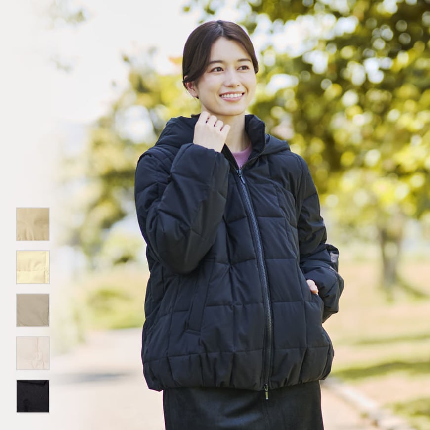 出所：ワークマン公式　レディースデタッチャブルパフィーブルゾン