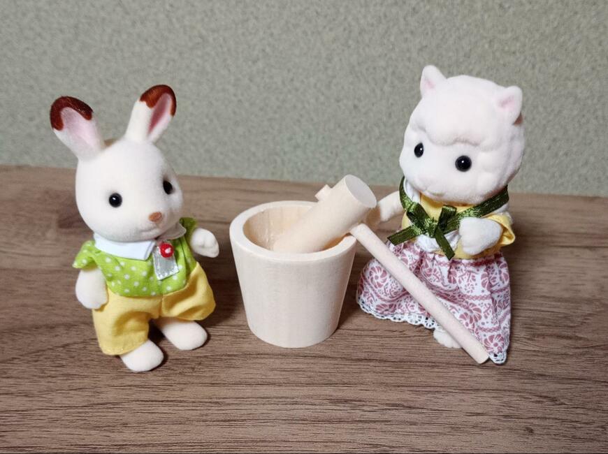 筆者撮影（セリア、木製オブジェ 杵と臼）