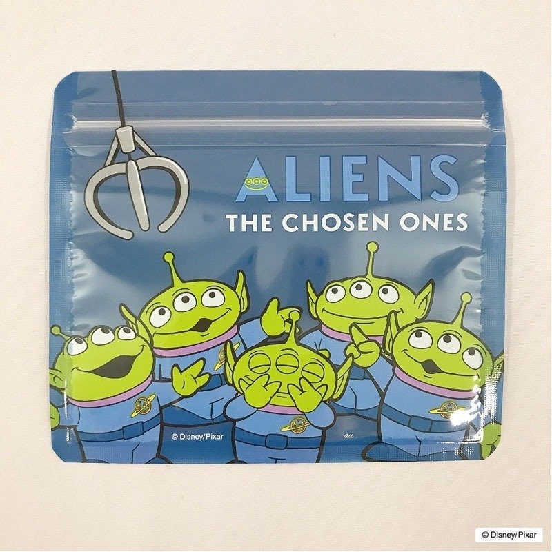 出所：キャンドゥ公式　ディズニー／エイリアン　ジッパーバッグ　4P　NV