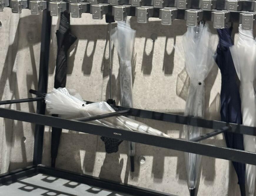 傘置き場で発見したワドルディ