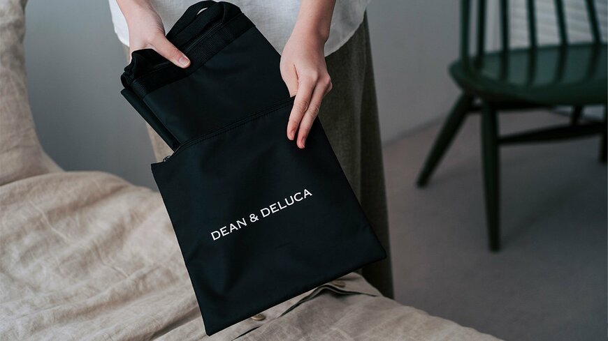 DEAN & DELUCA トラベルバッグ 再生ナイロンブラック