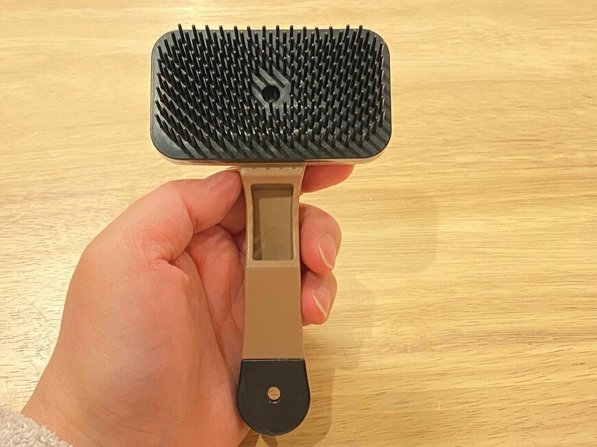 ペット用ブラシ(ボタン式)