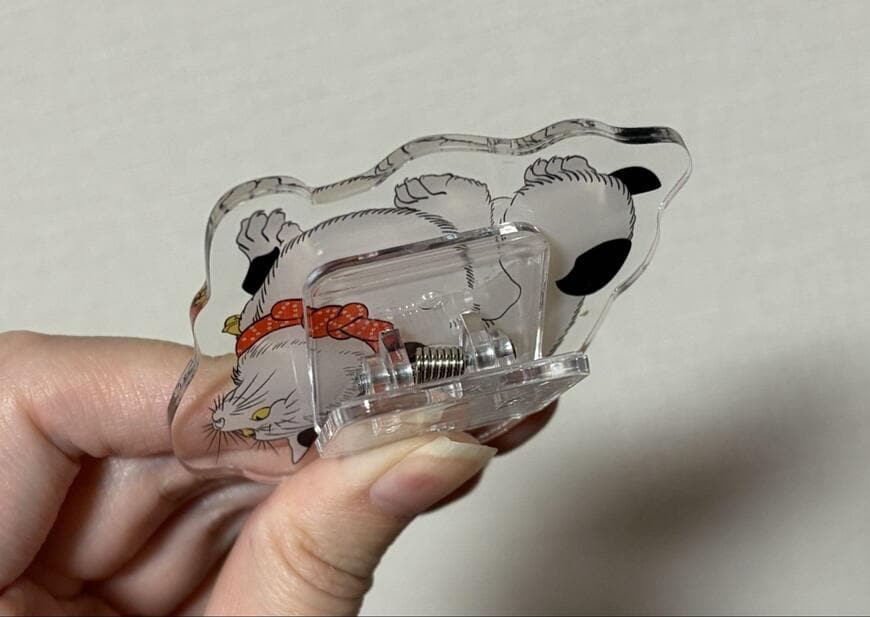 キャンドゥ、ダイカットアクリルクリップ猫柄商品画像