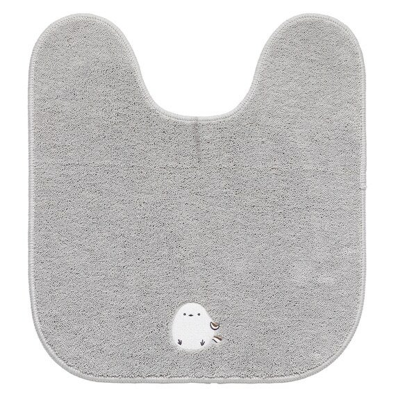 ニトリ公式 【デコホーム商品】トイレマット(シマエナガ グレー)