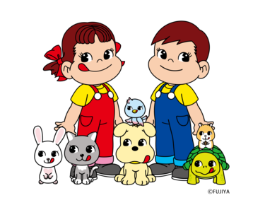 ペコちゃん×新キャラの非売品がもらえる！」不二家〈ペットボトル