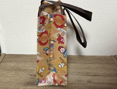ダイソー、デイリートートバッグＳ　スクエア　サンリオキャラクターズ　レトロ商品画像