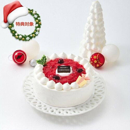 クリスマス　ストロベリーミルキーケーキ