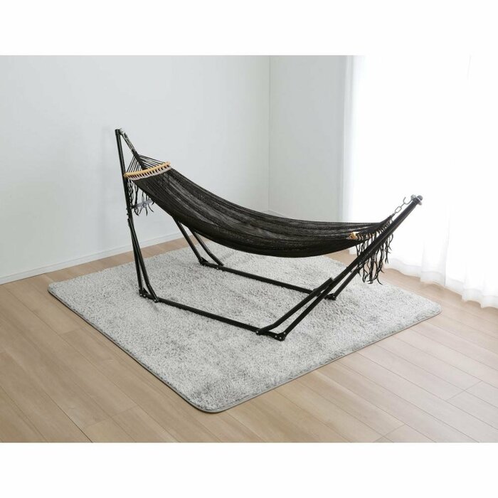 コメリ公式　ナチュラルシーズン　楽々組み立て　2WAYハンモックセット