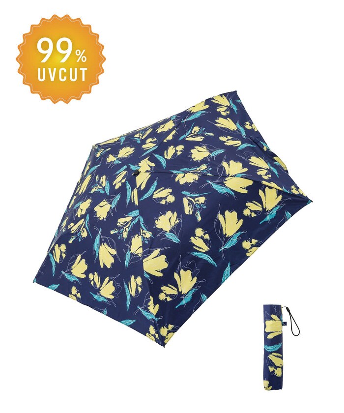 晴雨兼用軽量折傘チューリップ