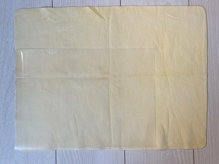 袋から出して広げてみました