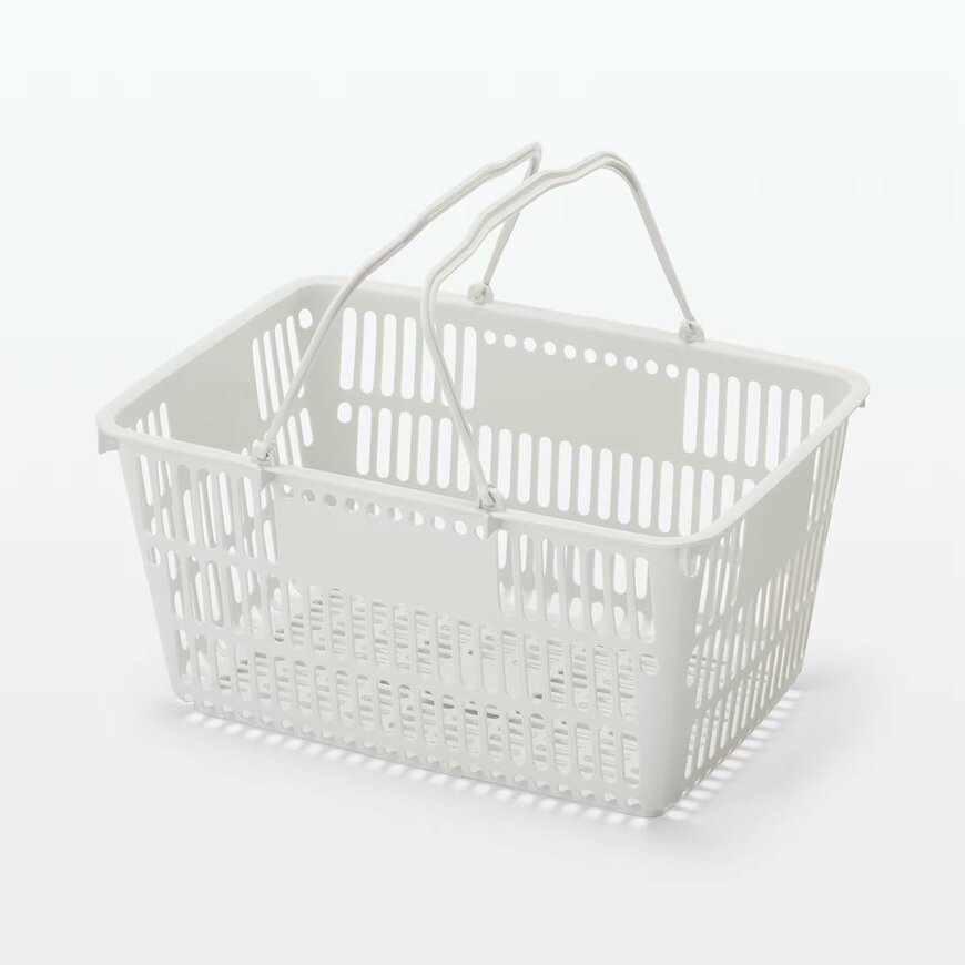 出所：無印良品公式　ポリプロピレン　買い物かご