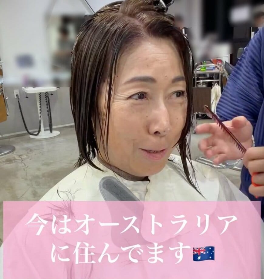 【大変身】ショートになるため…オーストラリアから来店した女性　エレガントな姿が「上品ですね」と反響