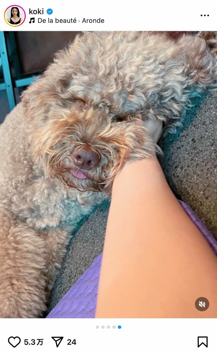出所：Kōki,のInstagram（＠koki）参照日：2025年6月23日