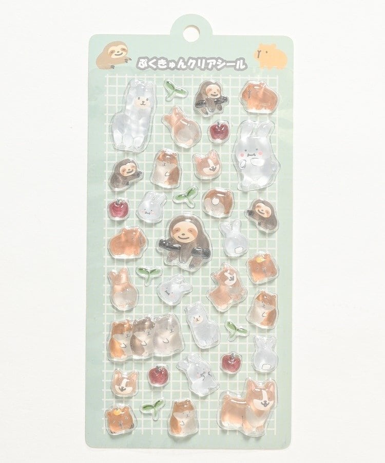 出所：ハニーズ公式オンラインショップ ぷくきゅんクリアシール