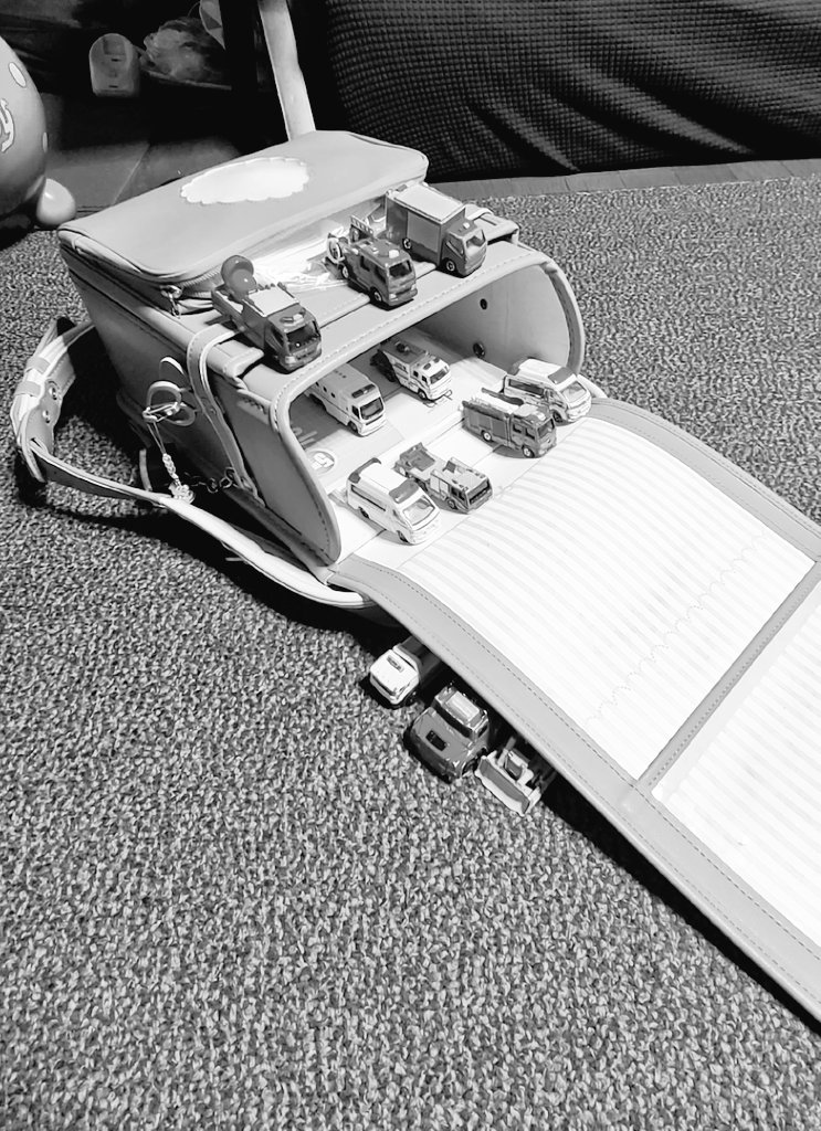 ランドセルを使った遊び