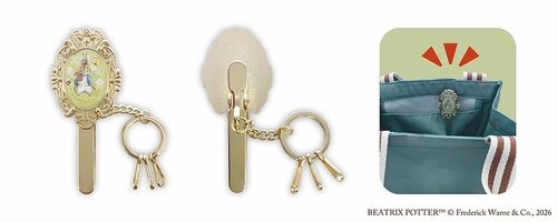 キーリング付きクリップ