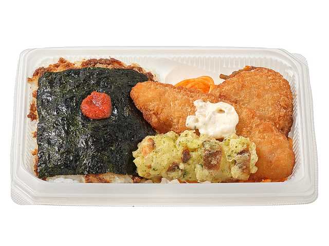 セブン-イレブンの新商品：おかかたっぷり　明太のり弁当
