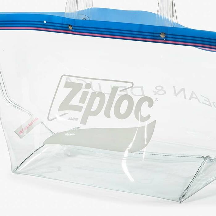 中が見える透明の素材を使用