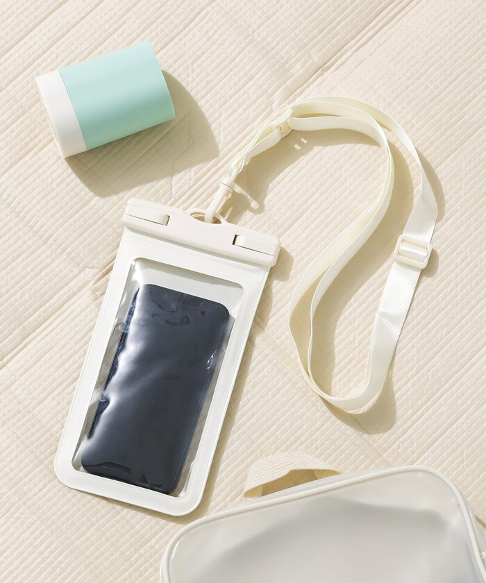 スマホ防滴ポーチ