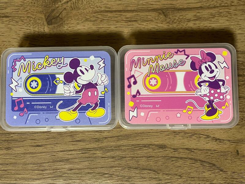 筆者撮影（セリア、プラ小物ケース / ミッキー＆ミニー）商品画像