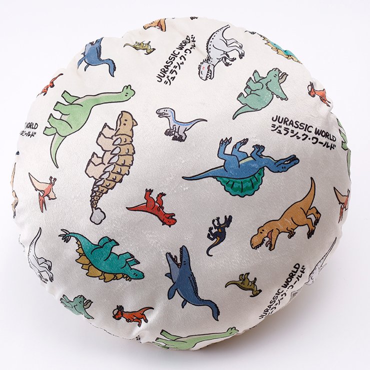 出所：しまむら公式オンラインストア フロアクッション（ジュラシック・ワールド）