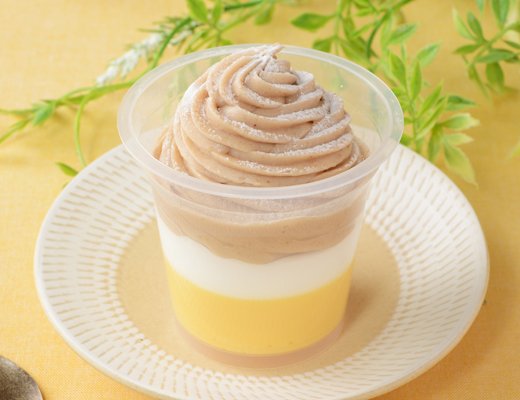 ローソンの新商品:モンブランプリン