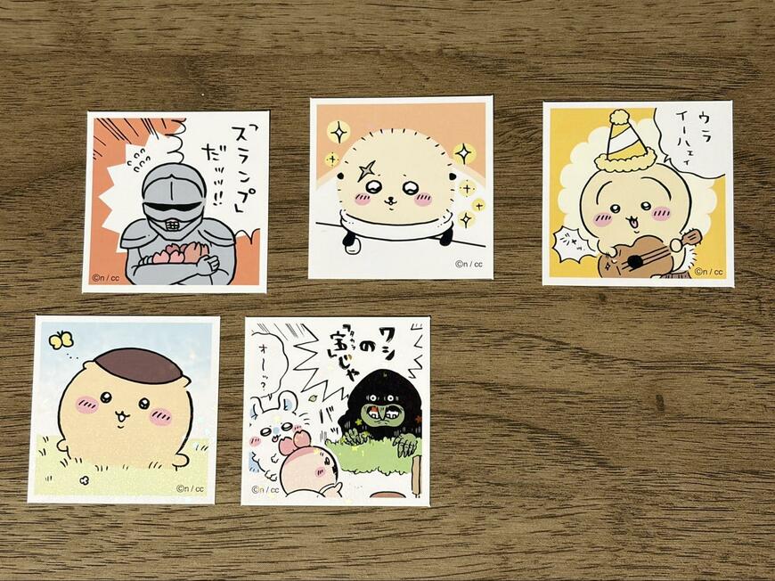 キャンドゥ、ちいかわシールコレクション3の画像
