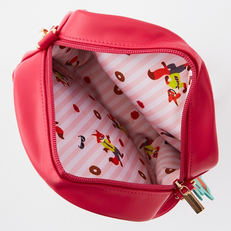 しまむら公式 ショルダー付きアイス型ポーチ(ズートピア)の画像