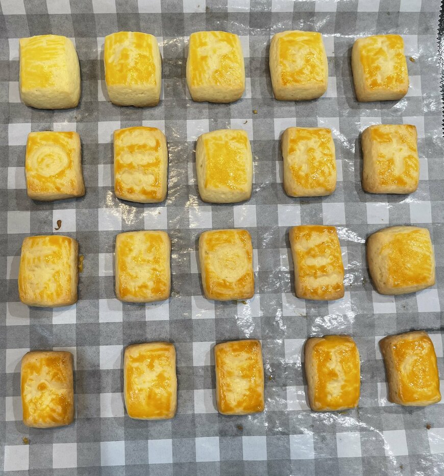少し『パイの実』風な焼き上がりに