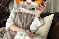 早帰りすると妻が見覚えのある男の子と…？超イケメンな猫に反響