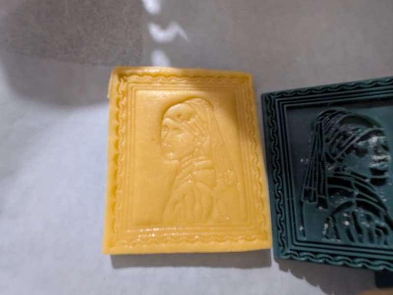 セリア　クッキー抜き型 ムンク＆フェルメール