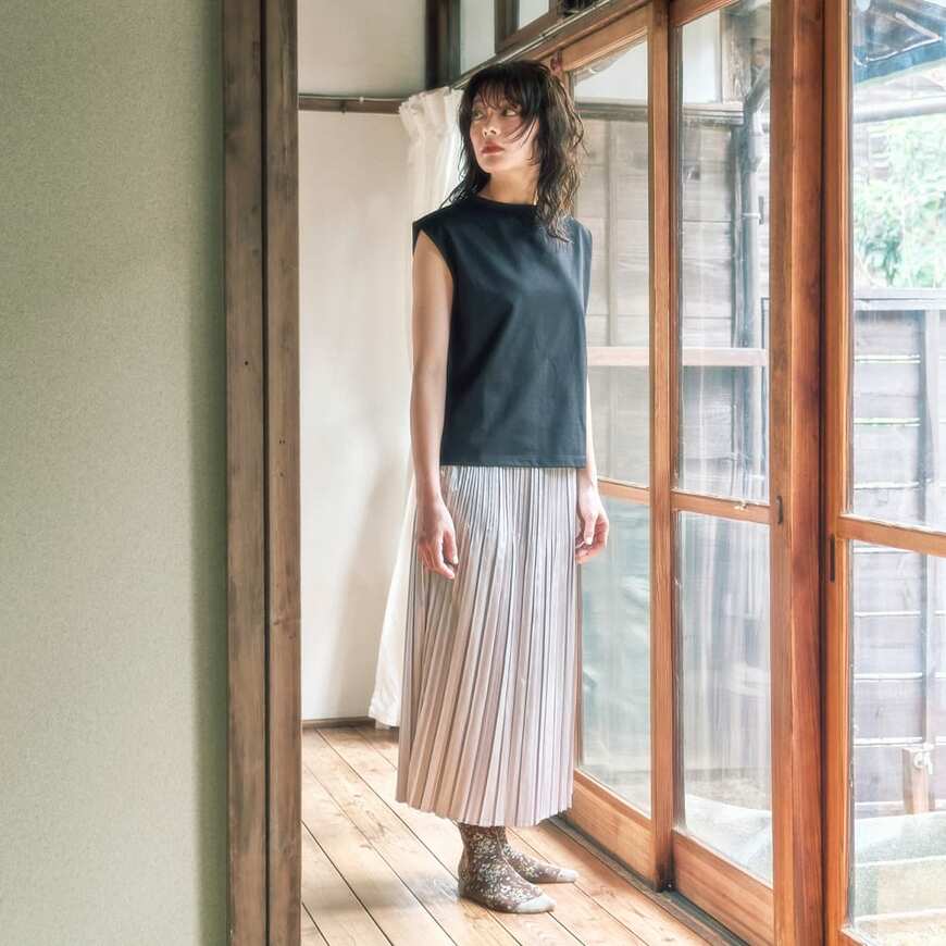 出所：ワークマン公式　レディースソロテックス(R)使用シーンレスノースリーブTシャツ