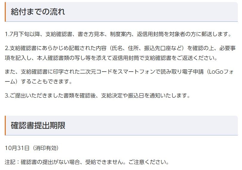 出所：中央区「定額減税しきれないと見込まれる方への給付金（調整給付金）」