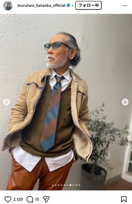 出所：片岡鶴太郎のInstagram（＠tsurutaro_kataoka_official）　参照日：2026年2月27日