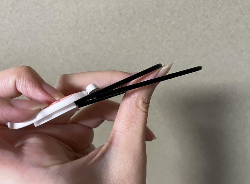 キャンドゥ、ビッグクリップ2P ソーダの中にシマエナガ 画像