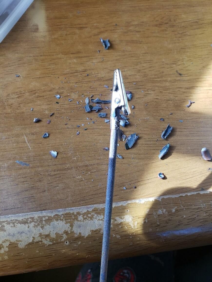 プラモデル制作に使っているクリップ棒