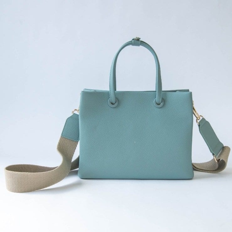 しまむら公式　レディース　牛革スクエア2WAY（新進工房）