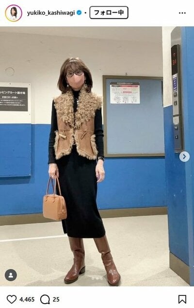 柏木由紀子のInstagram投稿